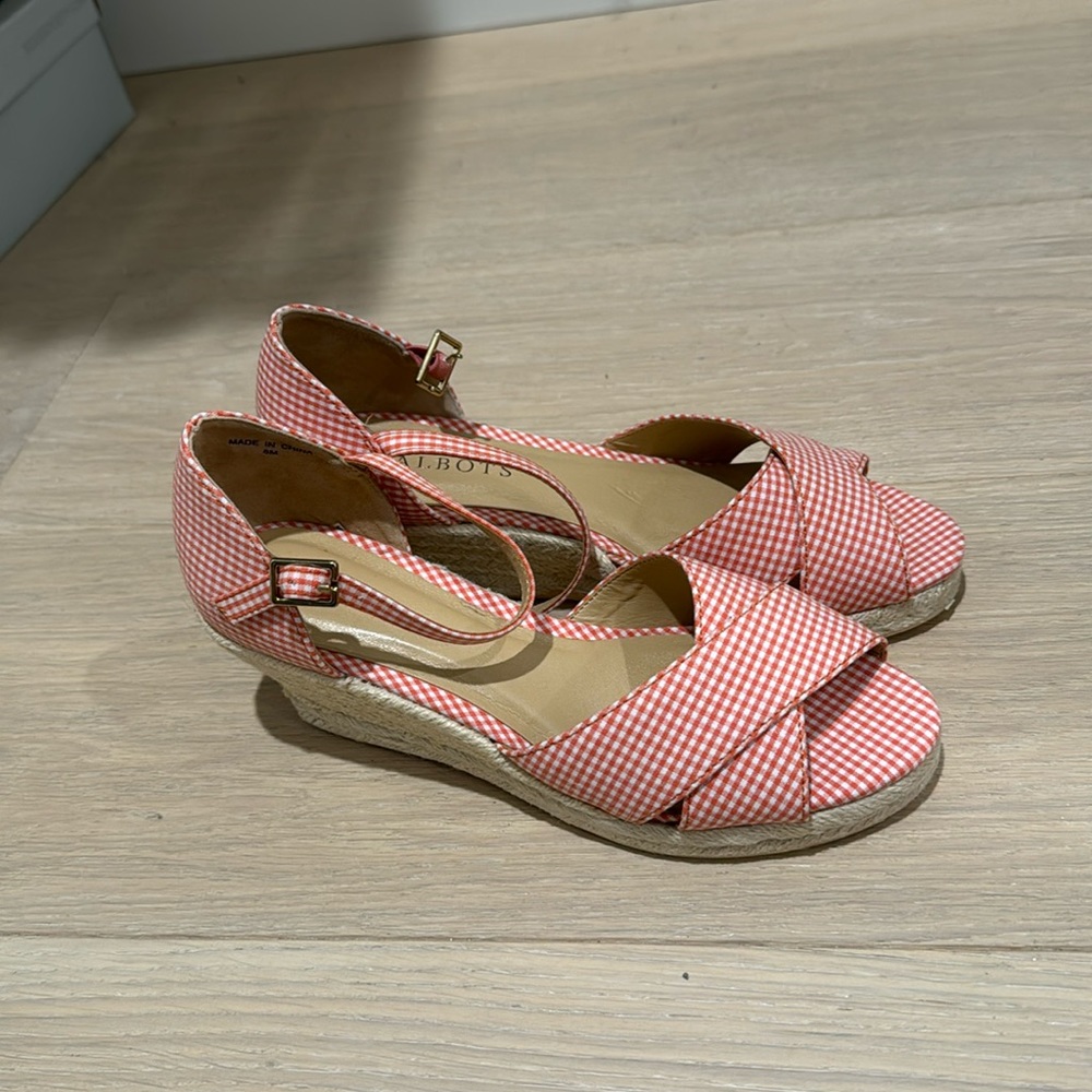 NWOT Talbots wedge heels never worn